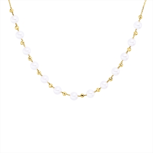 Collier  18kt Gelbgold mit ZÖ 40,6 cm mit 0,00ct Diamanten