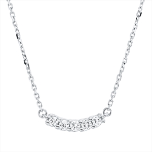 Collier 18 kt GG, mit ZÖ 42 cm