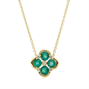 Collier 18 kt GG, mit ZÖ 40,6 cm