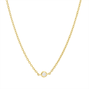 Collier 18 kt GG, mit ZÖ 42 cm, 43,5cm