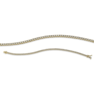 Tennisarmband 4er-Krappe 18kt Gelbgold mit 2,64ct Diamanten