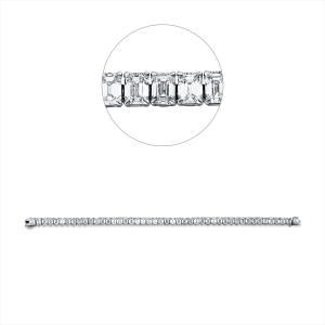 Armband 4er-Krappe 18 kt WG