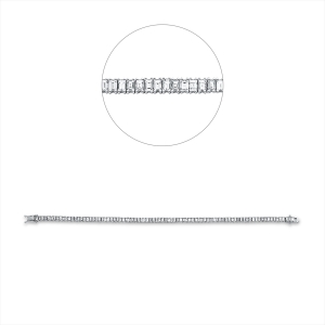 Armband 4er-Krappe 18 kt WG