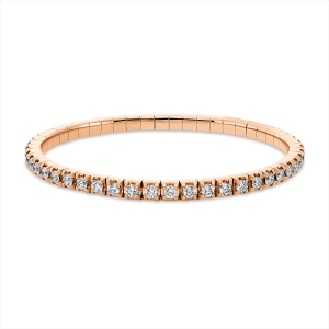 Armband 4er-Krappe 18 kt GG, Flex-Band, variabel