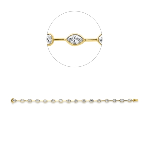 Armband Zarge 18 kt GG