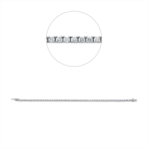 Tennisarmband 4er-Krappe 18kt Gelbgold Premium Edition mit 2,06ct Diamanten