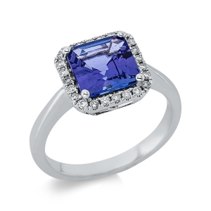 Ring 4er-Krappe 18 kt WG