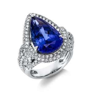 Ring 3er-Krappe 18 kt WG