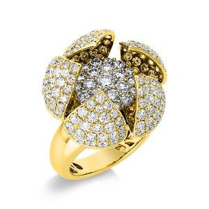 Ring 18 kt GG Blume