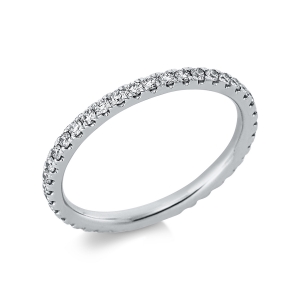 Infinity Memoire Ring  14kt Gelbgold mit 0,45ct Diamanten