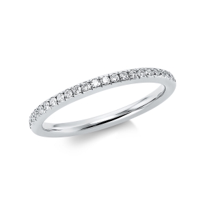 Infinity Memoire Ring  950PL Platin mit 0,37ct Diamanten