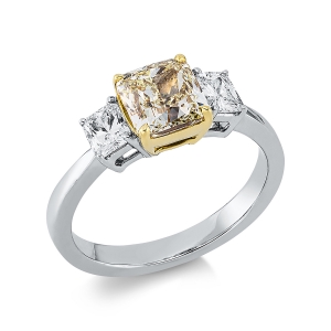 Ring 4er-Krappe 18 kt WG+GG, GIA 6441550477