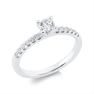 Ring 4er-Krappe 18 kt GG