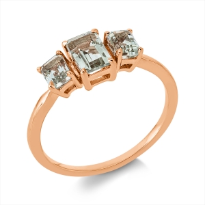 Ring 4er-Krappe 18 kt RG