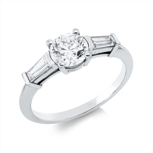 Ring 4er-Krappe 18 kt WG, GIA7502594971