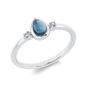 Ring 18 kt WG Tropfen