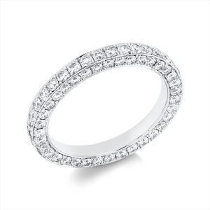 Infinity Memoire Ring  18kt Rotgold mit 2,12ct Diamanten