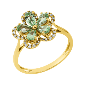Ring 18 kt RG Blume