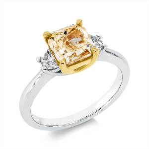 Ring 18 kt WG+GG, GIA 1166529682