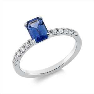 Ring 4er-Krappe 18 kt GG