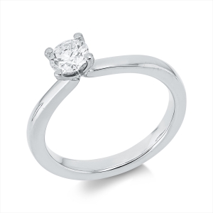 Solitaire Ring 4er-Krappe 18kt Gelbgold GIA6521472790 mit 0,50ct Diamanten