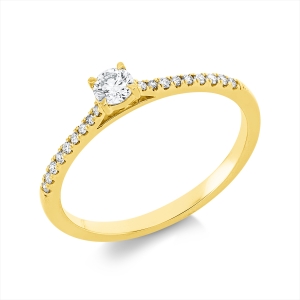Ring 4er-Krappe 18 kt GG