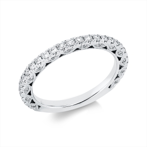 Infinity Memoire Ring  18kt Weißgold mit 0,45ct Diamanten