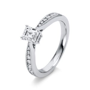 Ring 4er-Krappe 18 kt WG