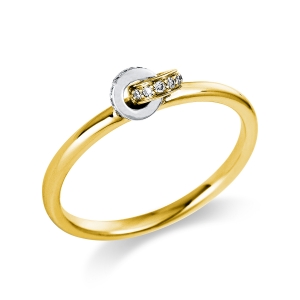 Ring 18 kt GG+WG