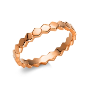Ring  18kt Rotgold mit 0,00ct Diamanten