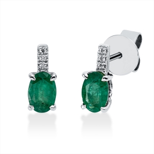 Ohrstecker 4er-Krappe 18 kt WG