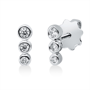 Ohrstecker Zarge 18 kt GG