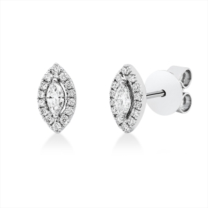 Ohrstecker 18 kt WG
