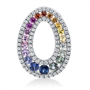 Anhänger 18 kt WG Tropfen