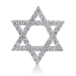 Anhänger 18 kt WG Davidstern