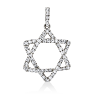 Anhänger 18 kt GG Stern, mit Öse