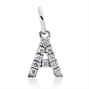 Anhänger 18 kt WG A, mit Öse