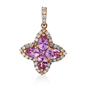 Anhänger 18 kt RG, mit Öse