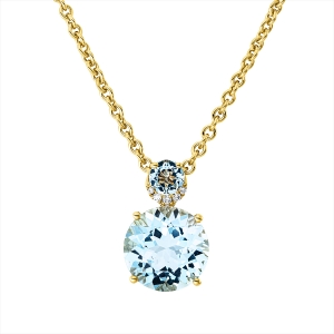 Anhänger 18 kt GG, mit Öse