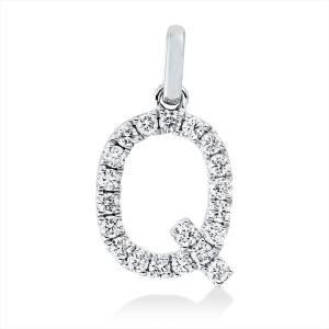 Anhänger 18 kt WG Q