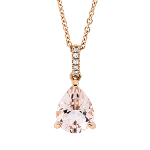 Collier 18 kt RG, mit ZÖ 42 cm