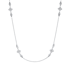 Collier 18 kt GG, mit ZÖ 40 cm + 42,5 cm