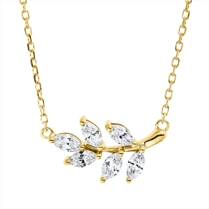 Collier 18 kt GG, mit ZÖ 40 cm