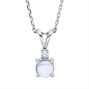 Collier 4er-Krappe 18 kt WG, mit ZÖ 42 cm