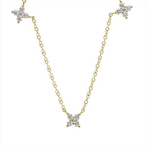 Collier 18 kt GG, mit ZÖ 40 cm