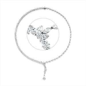 Collier 18 kt WG, GIA3505767509