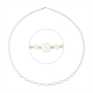 Collier  18kt Gelbgold mit 0,00ct Diamanten