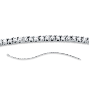 Tennisarmband  18kt Gelbgold mit 1,03ct Diamanten