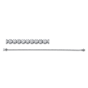 Tennisarmband  18kt Rotgold mit 1,87ct Diamanten