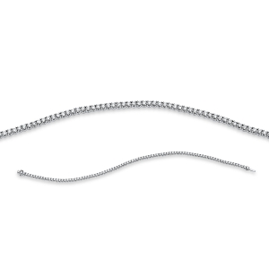 Tennisarmband 4er-Krappe 18kt Weißgold With American Lock mit 2,05ct Diamanten